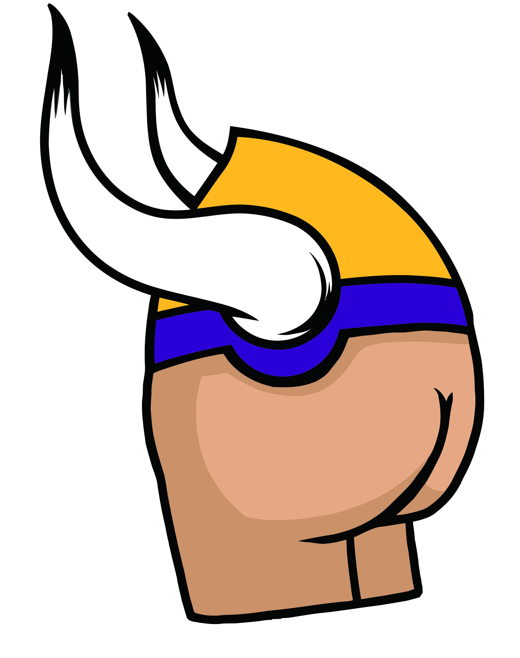 Minnesota Vikings Butts Logo DIY iron on transfer (heat transfer)